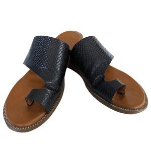 Franco Sarto leather flat sandals